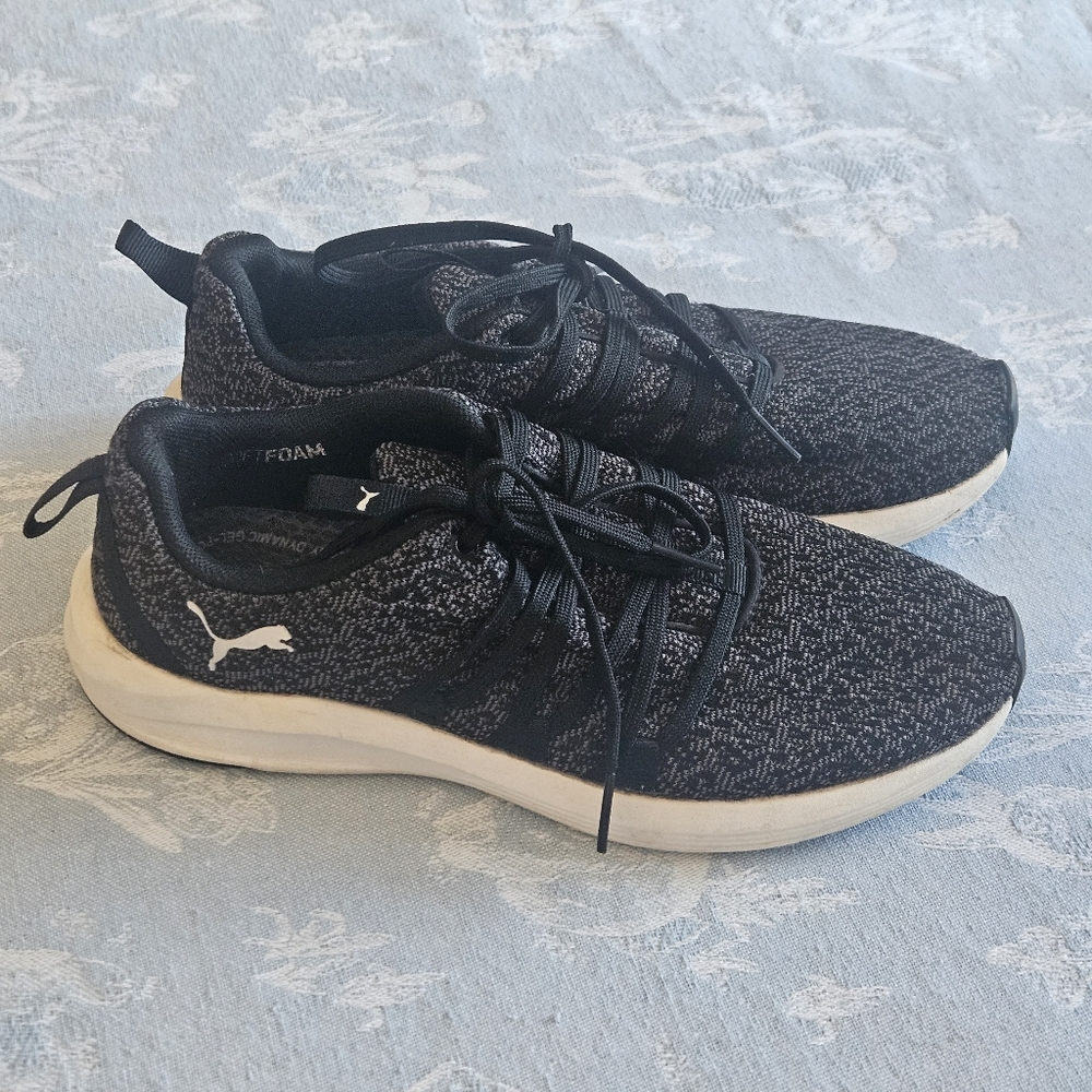 Puma Prowl Alt Knit Running Shoes, Sneakers Size 7 Grey Black